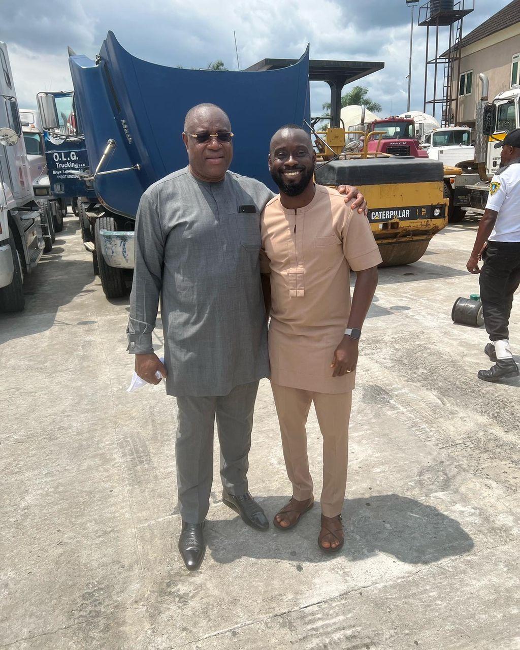 Macgee ceo with Rainoil ceo, Gabriel Ogbechie